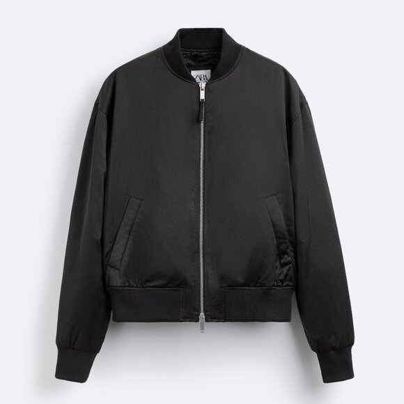 Zara Technical Bomber Jacket - Picture 1 of 8